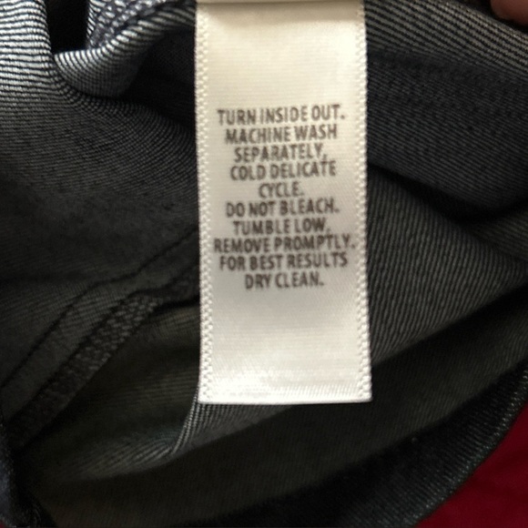 St.John Sport Dark Wash Blue Jeans Designer Chic Quiet Luxury Preppy Women Sz 12 - Picture 9 of 16